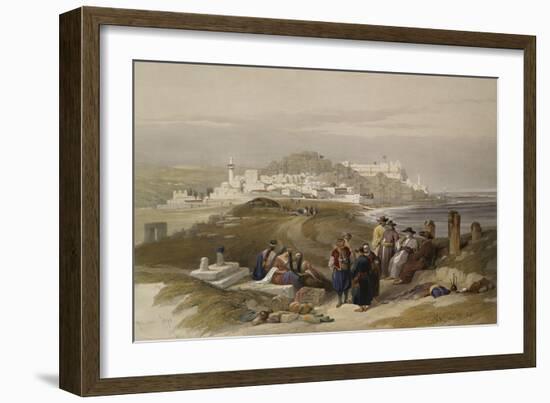 Jaffa, Ancient Joppa. from 'The Holy Land, Syria, Idumea, Arabia, Egypt and Nubia'-David Roberts-Framed Giclee Print