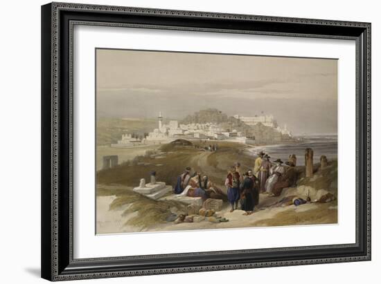 Jaffa, Ancient Joppa. from 'The Holy Land, Syria, Idumea, Arabia, Egypt and Nubia'-David Roberts-Framed Giclee Print