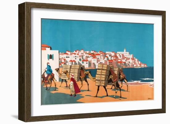 Jaffa, from the Series 'Buy Jaffa Oranges'-Frank Newbould-Framed Giclee Print