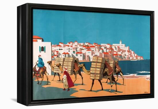 Jaffa, from the Series 'Buy Jaffa Oranges'-Frank Newbould-Framed Premier Image Canvas