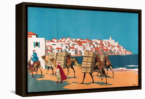 Jaffa, from the Series 'Buy Jaffa Oranges'-Frank Newbould-Framed Premier Image Canvas