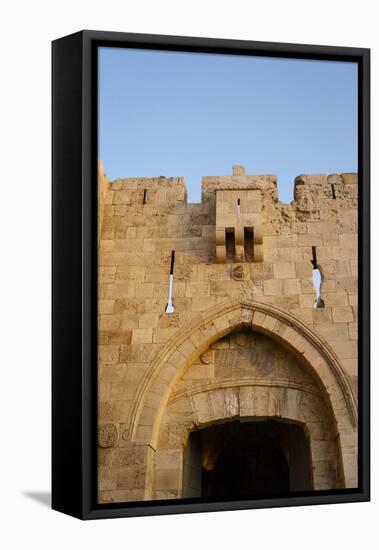 Jaffa Gate in the Old City, UNESCO World Heritage Site, Jerusalem, Israel, Middle East-Yadid Levy-Framed Premier Image Canvas