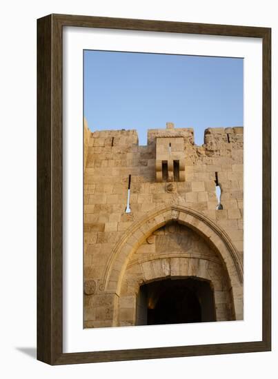 Jaffa Gate in the Old City, UNESCO World Heritage Site, Jerusalem, Israel, Middle East-Yadid Levy-Framed Premium Photographic Print