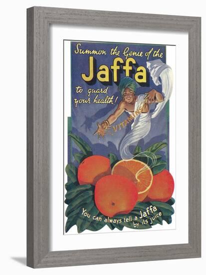 Jaffa Orange Crate Label-null-Framed Giclee Print