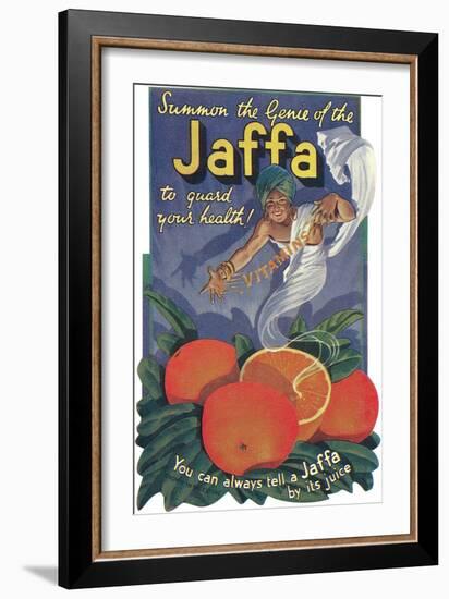 Jaffa Orange Crate Label-null-Framed Giclee Print