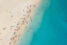 Aerial Photo of Beautiful Paradise Maldives - Tropical Beach on Island-Jag_cz-Framed Photographic Print