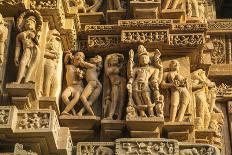 Erotic Sculptures of Khajuraho, Madhya Pradesh, India-Jagdeep Rajput-Photographic Print