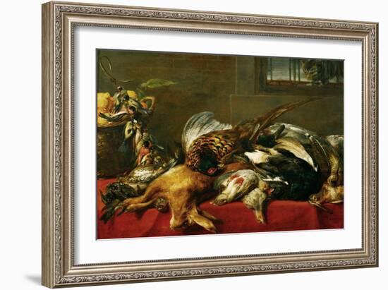 Jagdstilleben-Hunting still-life. Around 1640 / 50-Frans Snyders-Framed Giclee Print