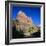 Jagged Sandstone Cliffs Above the Virgin River, Zion National Park, Utah, USA-Ruth Tomlinson-Framed Photographic Print