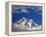 Jagged Tops of Everest Range-Jagdish Agarwal-Framed Premier Image Canvas