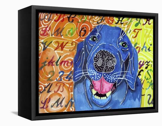 Jagr the Labrador-Lauren Moss-Framed Premier Image Canvas