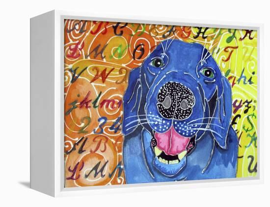 Jagr the Labrador-Lauren Moss-Framed Premier Image Canvas