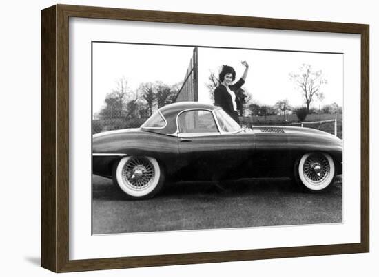 Jaguar Car March 14, 1961-null-Framed Photo