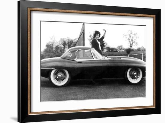 Jaguar Car March 14, 1961-null-Framed Photo