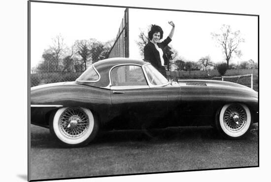 Jaguar Car March 14, 1961-null-Mounted Photo