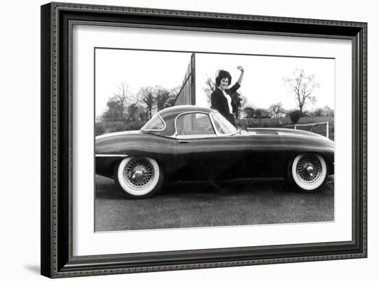 Jaguar Car March 14, 1961-null-Framed Photo