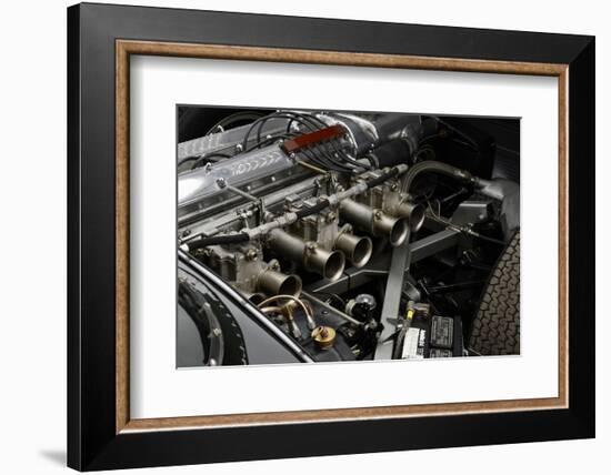 Jaguar D type 1956-Simon Clay-Framed Photographic Print