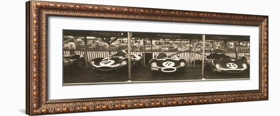 Jaguar D-Type, Tojeiro-Ben Wood-Framed Art Print