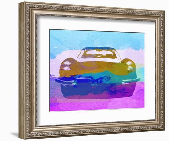 Jaguar E Type Front-NaxArt-Framed Art Print