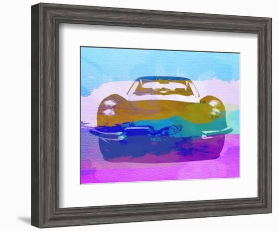 Jaguar E Type Front-NaxArt-Framed Art Print