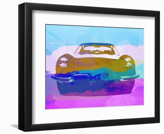 Jaguar E Type Front-NaxArt-Framed Art Print