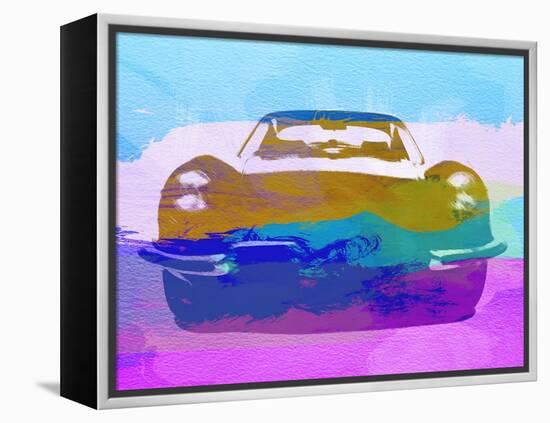 Jaguar E Type Front-NaxArt-Framed Stretched Canvas