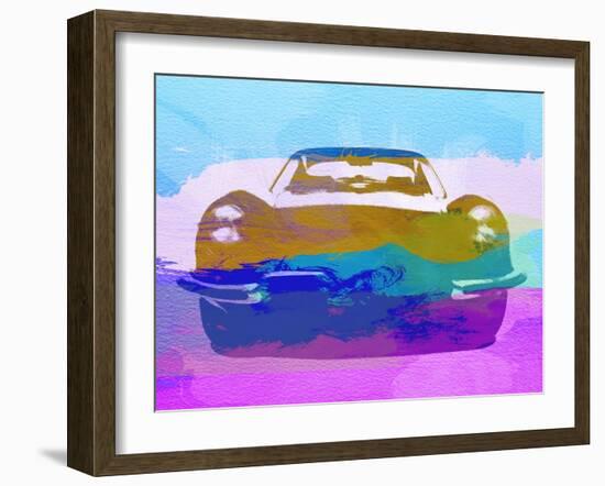 Jaguar E Type Front-NaxArt-Framed Art Print
