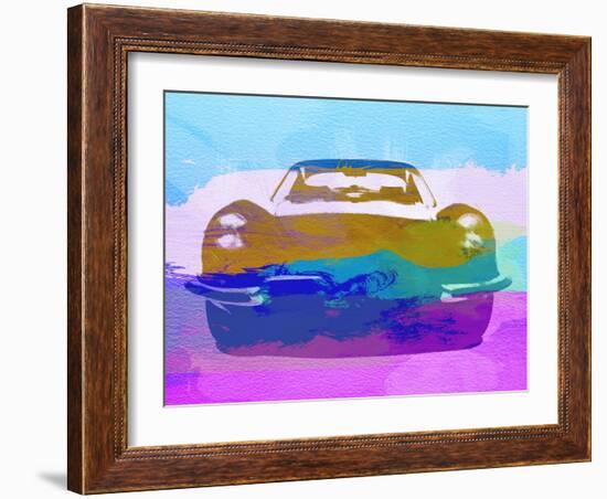 Jaguar E Type Front-NaxArt-Framed Art Print