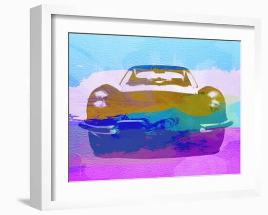 Jaguar E Type Front-NaxArt-Framed Art Print