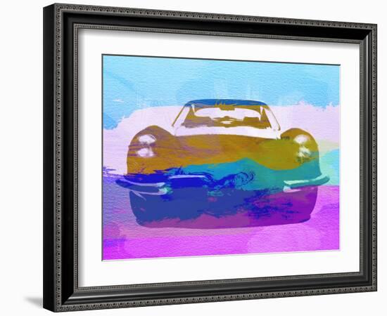 Jaguar E Type Front-NaxArt-Framed Art Print