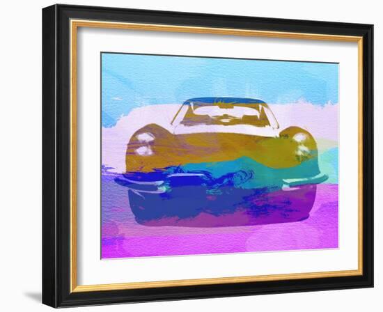 Jaguar E Type Front-NaxArt-Framed Art Print