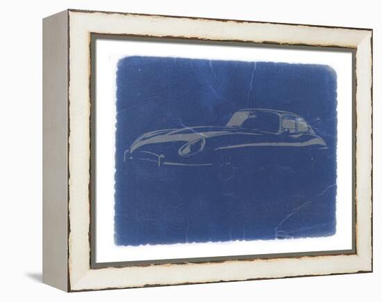 Jaguar E Type-NaxArt-Framed Stretched Canvas