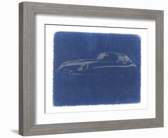 Jaguar E Type-NaxArt-Framed Art Print