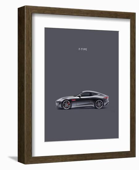 Jaguar F-Type Grey-Mark Rogan-Framed Art Print