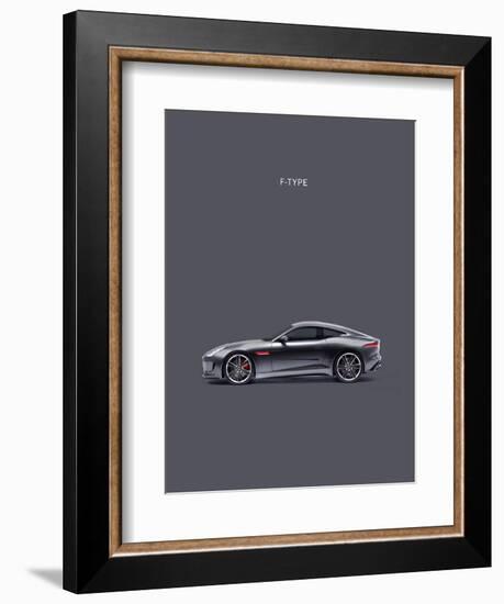 Jaguar F-Type Grey-Mark Rogan-Framed Art Print