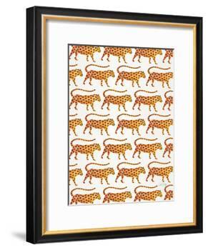 Jaguar Pattern-Cat Coquillette-Framed Art Print