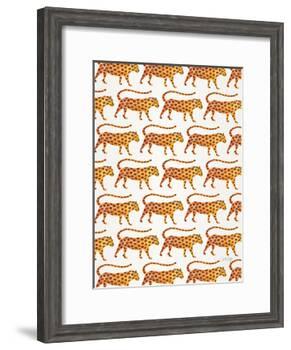 Jaguar Pattern-Cat Coquillette-Framed Art Print