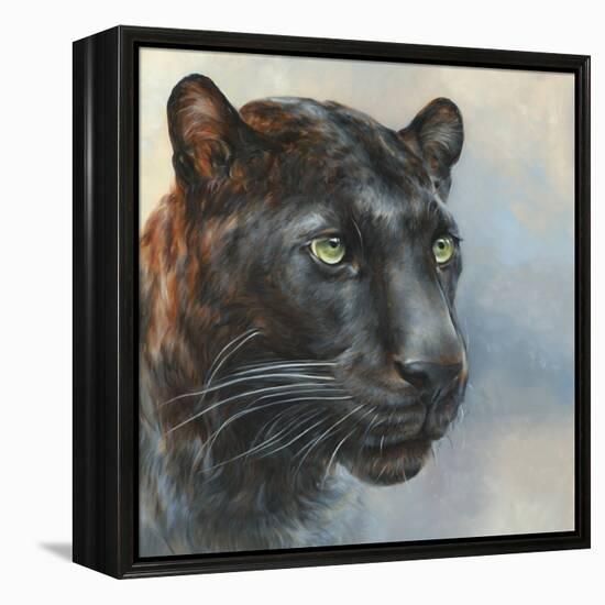 Jaguar Presence-Dina Perejogina-Framed Stretched Canvas