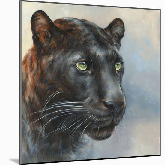 Jaguar Presence-Dina Perejogina-Mounted Art Print