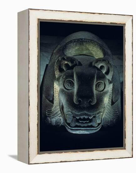 Jaguar-Shaped Receptacle for Hearts of Sacrifice Victims, Templo Mayor, Aztec, Mexico-Kenneth Garrett-Framed Premier Image Canvas