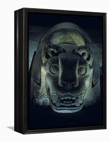 Jaguar-Shaped Receptacle for Hearts of Sacrifice Victims, Templo Mayor, Aztec, Mexico-Kenneth Garrett-Framed Premier Image Canvas