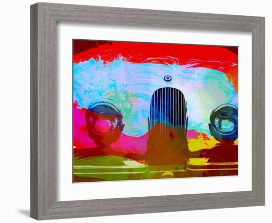 Jaguar Xk Front-NaxArt-Framed Art Print