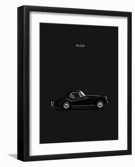 Jaguar XK120 Coupe 1952-Mark Rogan-Framed Art Print