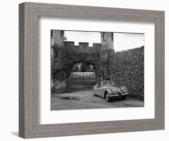 Jaguar XK120 Sports Car-null-Framed Photographic Print