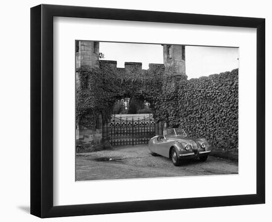 Jaguar XK120 Sports Car-null-Framed Photographic Print