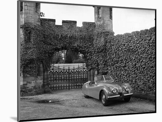 Jaguar XK120 Sports Car-null-Mounted Photographic Print