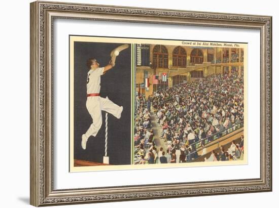 Jai Alai, Miami, Florida-null-Framed Art Print