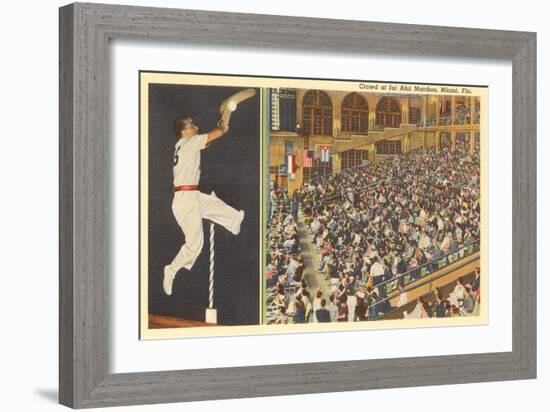 Jai Alai, Miami, Florida-null-Framed Art Print