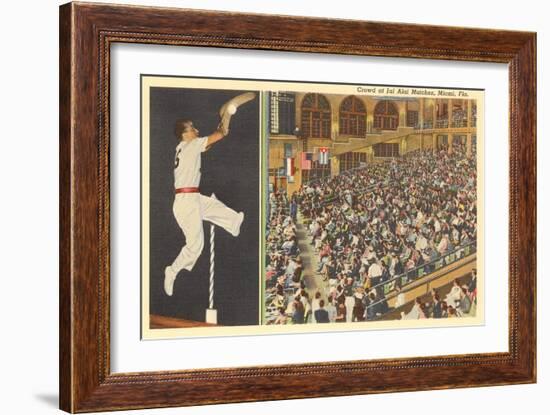 Jai Alai, Miami, Florida-null-Framed Art Print