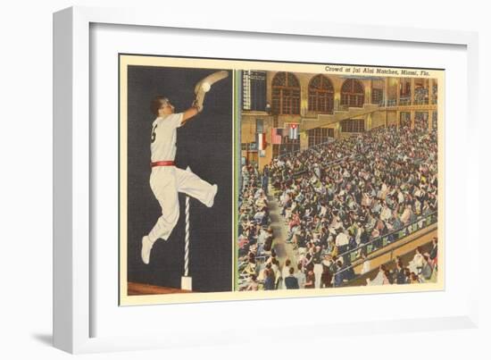 Jai Alai, Miami, Florida-null-Framed Art Print